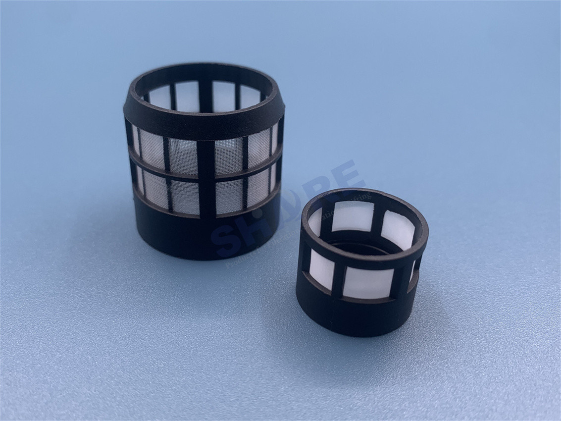 Custom PP Filter Mesh Cylinder Tubes Vertical Oblique Seam Ultrasonic Welding No Burrs No Material Build Up