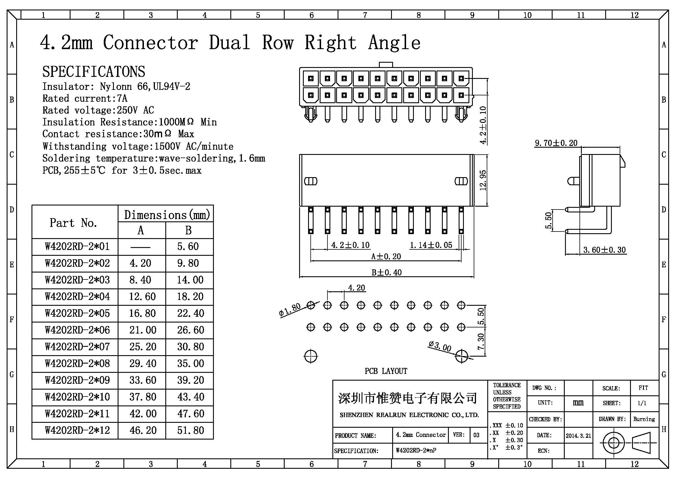 White Right Angle 6 Pin Header Wafer Pcb Wire To Board Connectors 30m Ohm