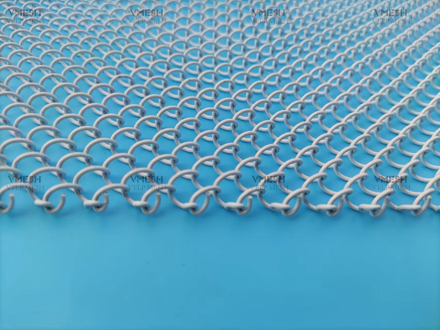 1.2mm Thickness Chain Link Decorative Curtain Architectural Wire Mesh