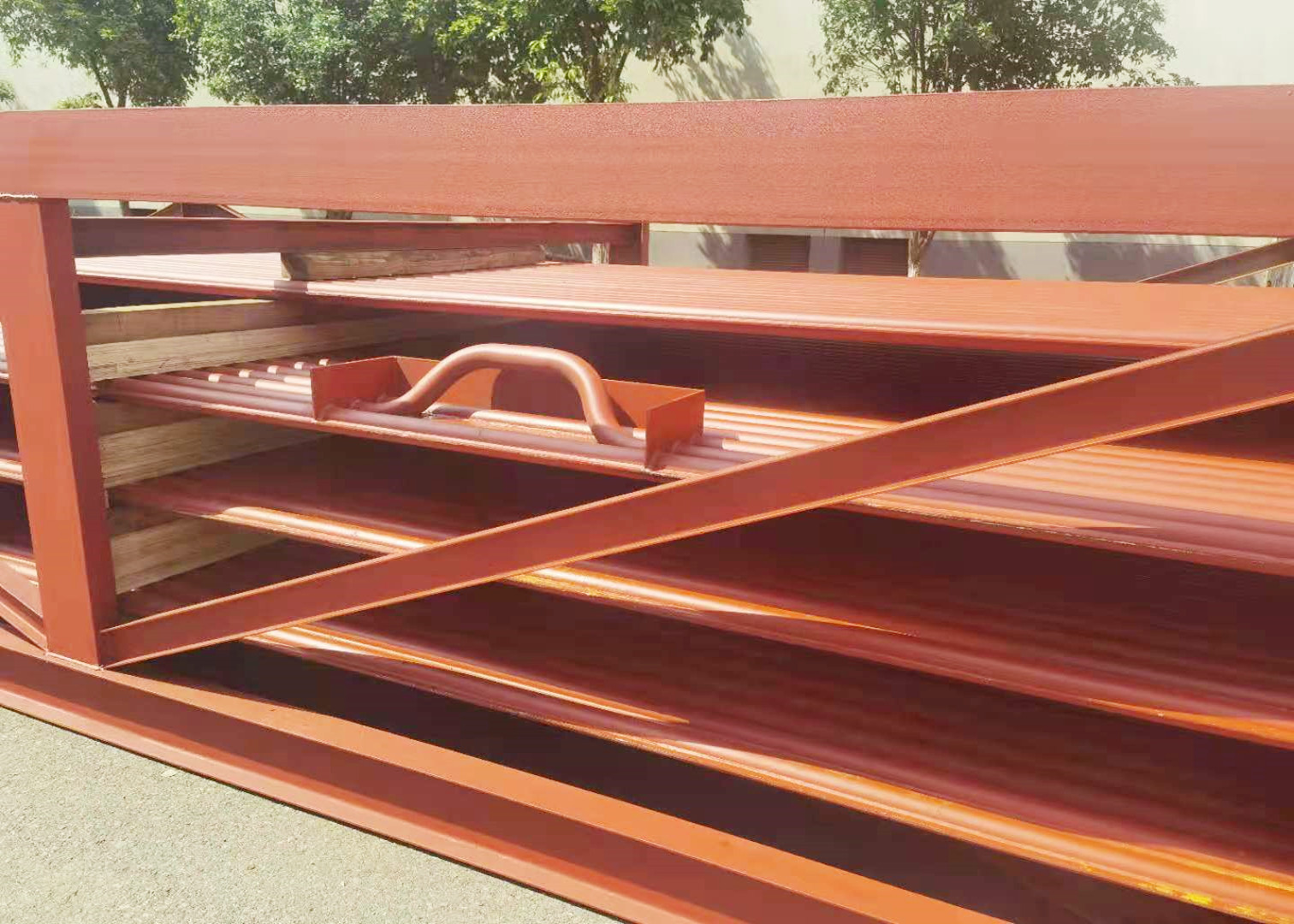 Manifold Header Water Wall Panel with convection heat surface