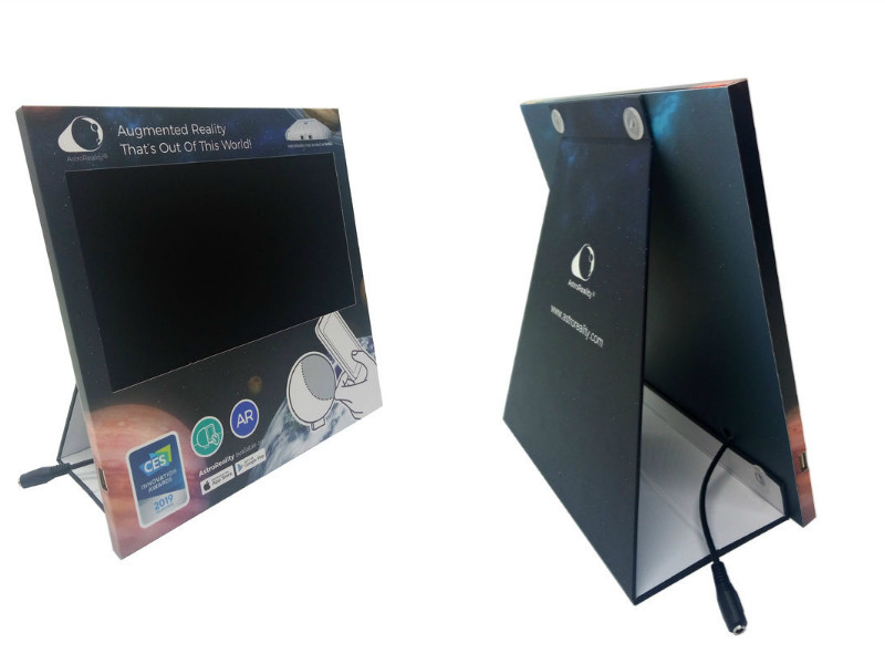 10 inch IPS screen video merchandising display, in store POP point of purchase video display