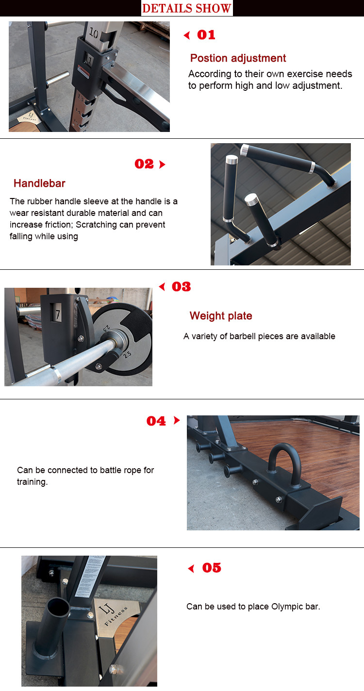Multi Functional Station Squat Rack With Weightlifting Platform