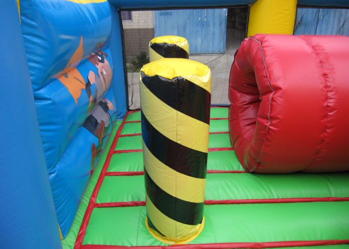 Factory Police Station Design Inflatable Fun City Waterproof Inflatable Bouncy Castle