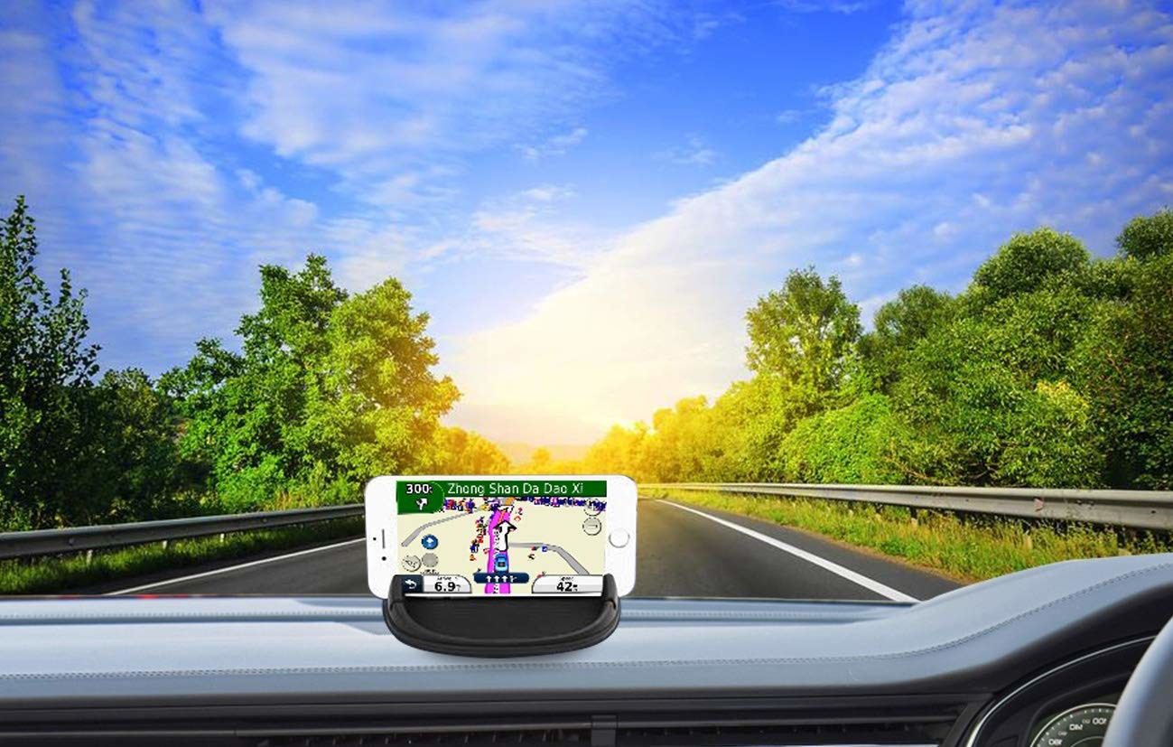 Silicone Car Phone Holder Car Phone Mount Silicone Car Pad Mat For Dashboards Slip Free Desk Phone Stand Holder