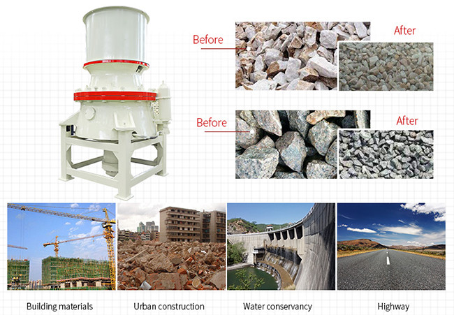 Single Cylinder Hydraulic Pressure Limestone Cone Crusher Large Capacity Granite Crusher