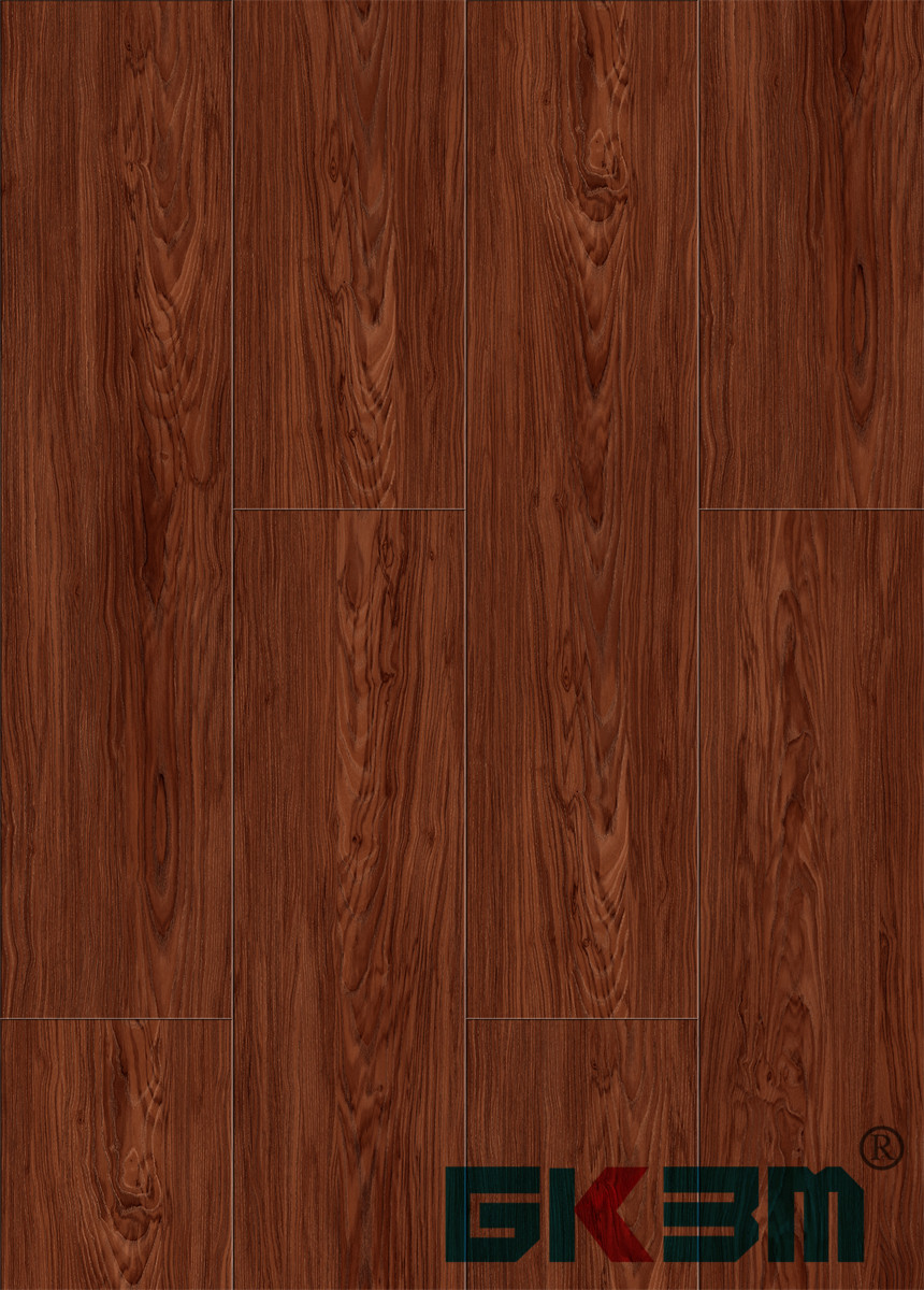 DP-W82294-7 Fireproof Waterproof Red Luxury SPC Flooring Plank Walnut Large Grain 5mm