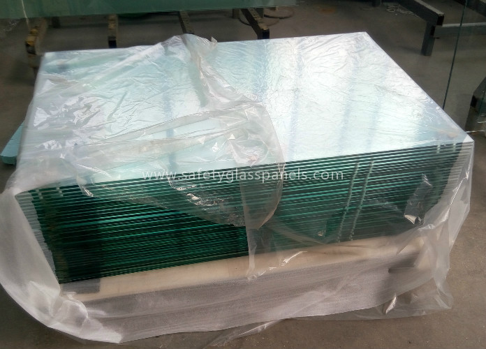 Heat Strengthened 10mm PVB Laminated Glass Interior Doors Safety Glass Film