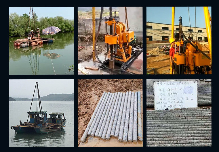 High Speed 200 Meters Hydraulic Borewell Machine Lightweight