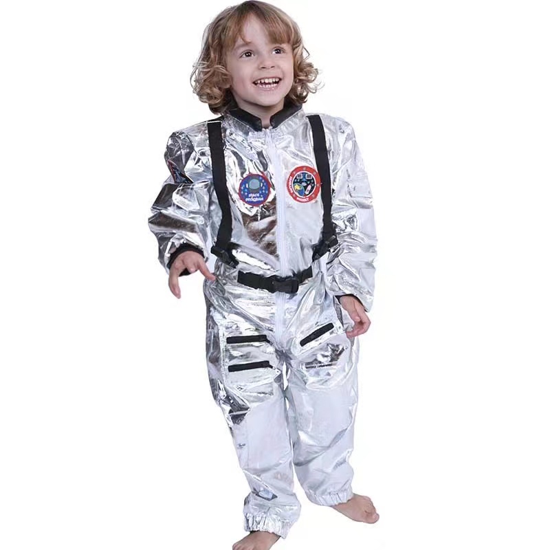 OEM-ODM Space Suit Group Party Annual Tail Tooth Astronaut Costume for Halloween Play