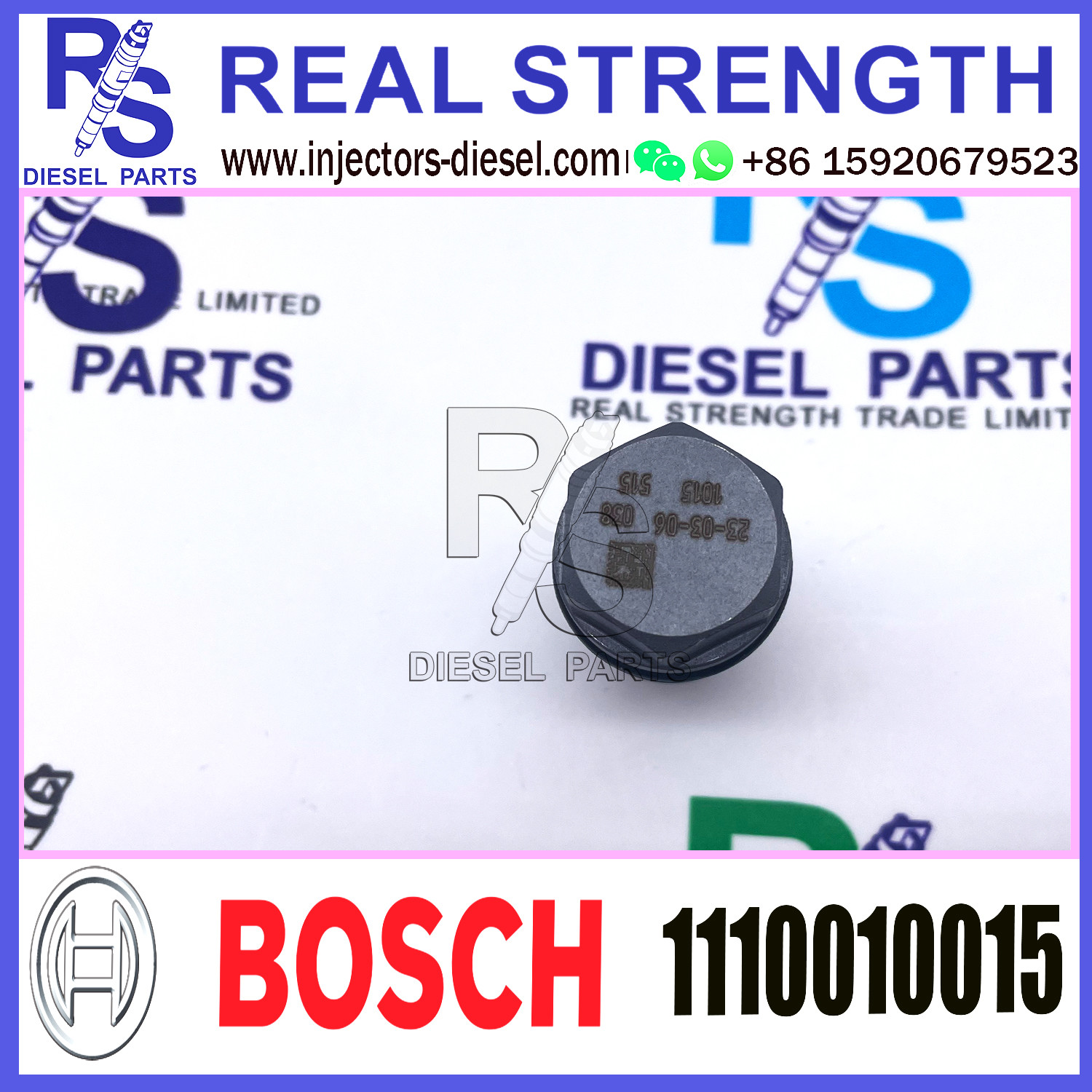 1110010015 Fuel Rail Pressure Relief Valve For Kia Iveco HONDA CIVIC