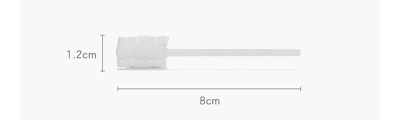 Disposable Baby Oral Skimmed Gauze Cleaning Brush Cotton Swab Mouth Tongue Cleaner