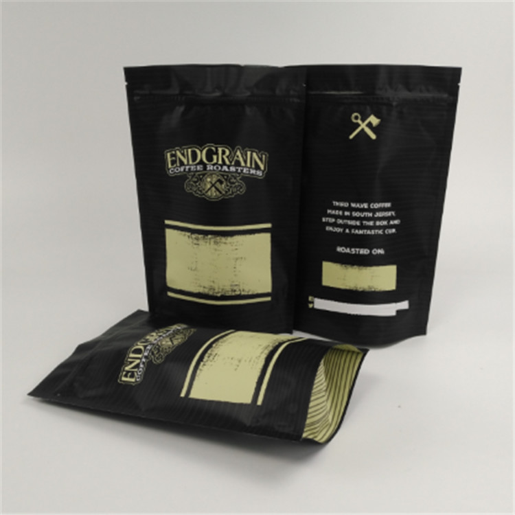 Stand Up Resealable Mylar Bags Recyclable Food Packaging Material With Zipper