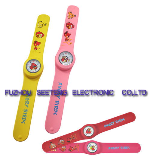 Popular customized slap promotion watch for children and adults