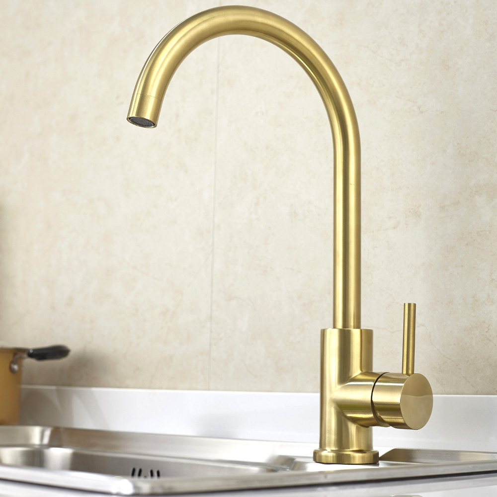 Watermark 316 Water Tap Ss304 Brass Color J shape Faucet australia wels mixer cupc mixer