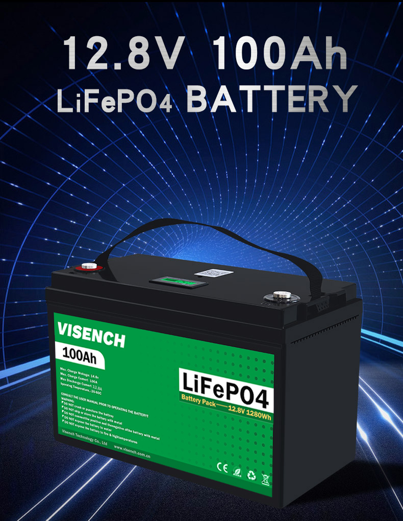 Visench Direct factory high quality 12v 100ah 5KWH 10KWH 48v 100AH lithium batteries
