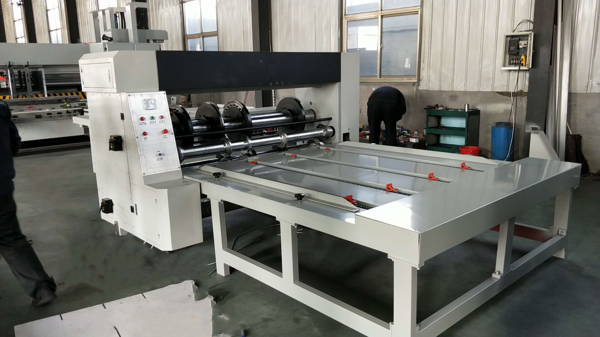 Chain Feeding Corrugated Rotary Slotter Machine Creaser For Carton