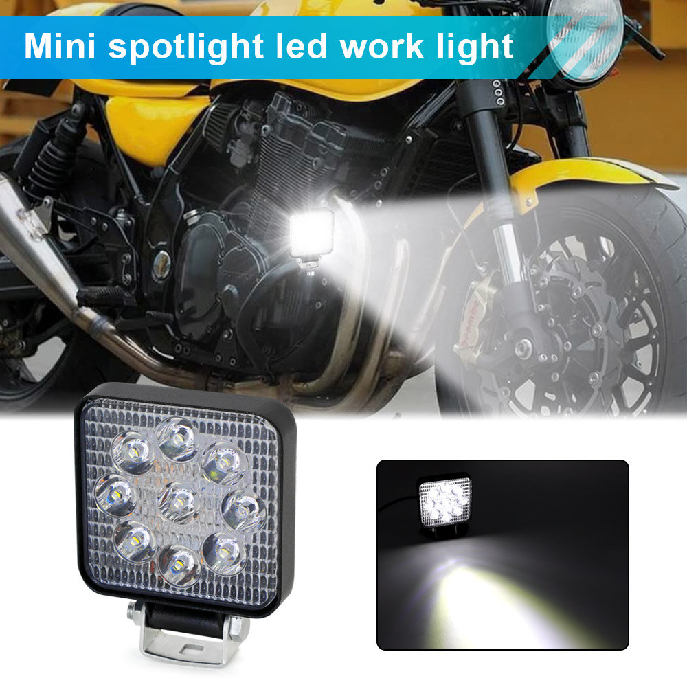 9 Bead White 12V Available Motorcycle Projector Mini Headlight