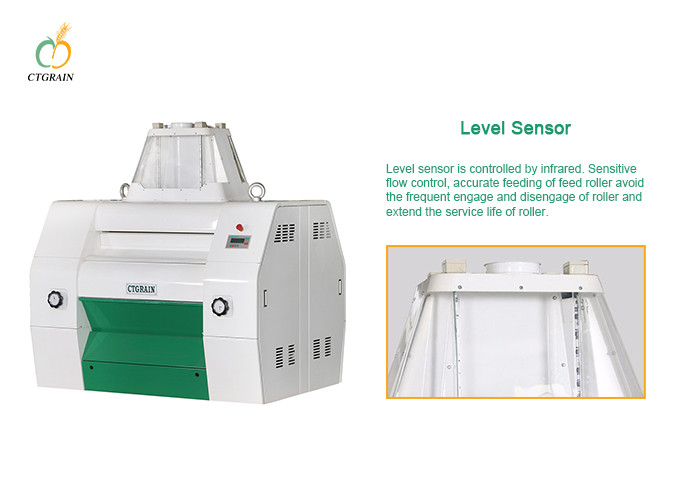 Horizontal Servo Feeder 40Cr Maize Roller Mill