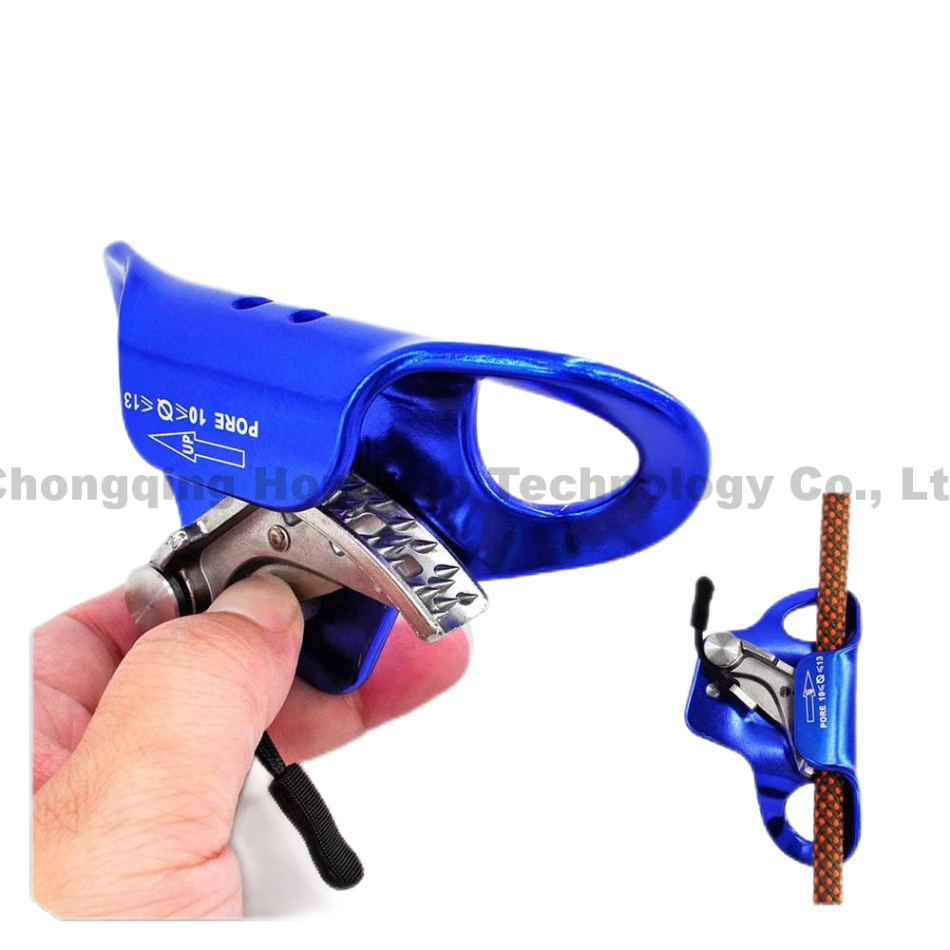Safe Outdoor Climbing Aluminium Alloy Chest Ascender for Outdoor Cave Exploration