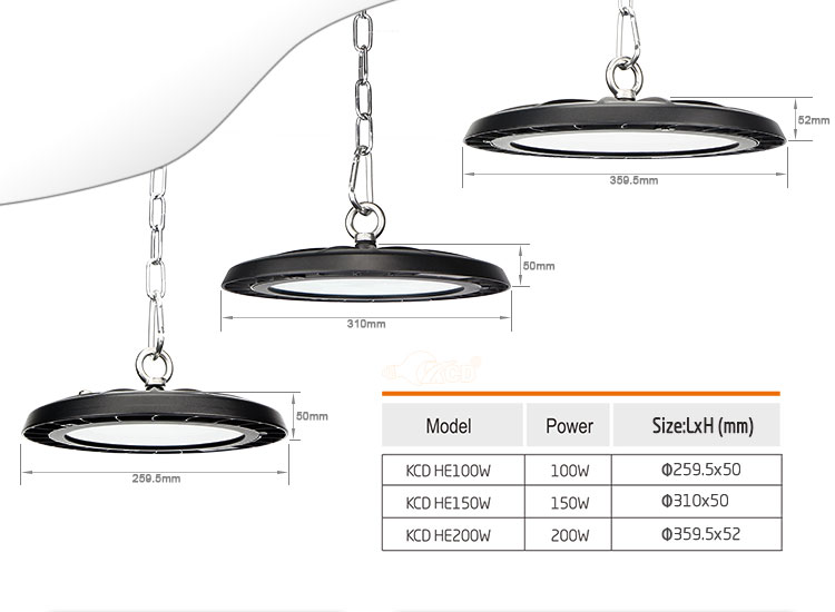 22000Lumen 200w LED High Bay Lights
