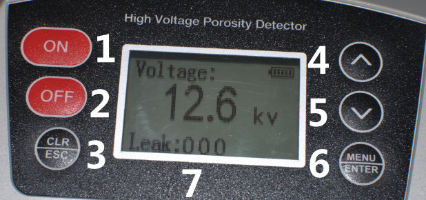 High Voltage Pinhole Detector Holiday Detector Porosity Holiday Detector Coating Detector