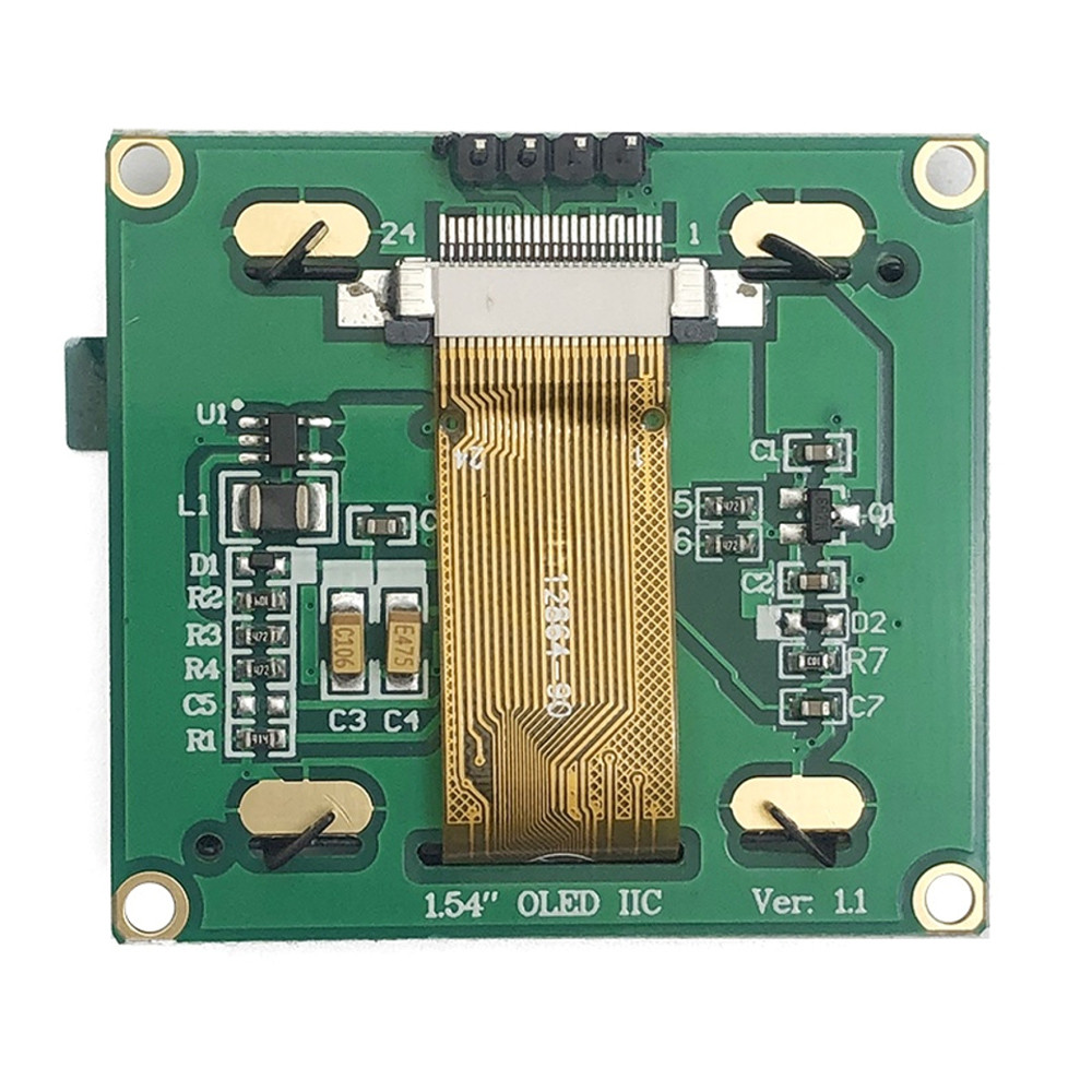 1.54 Inch Graphic OLED Display SSD1309 128x64 Dots Resolution I2C Interface