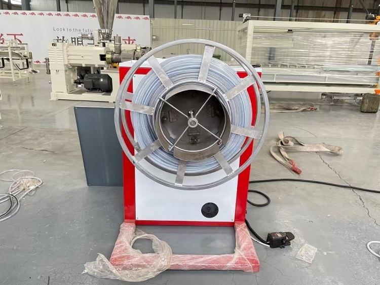 HSJ-65/28 PVC Braided Hose Extruder With Heat Oven And Hose Coiler For Easy Operation