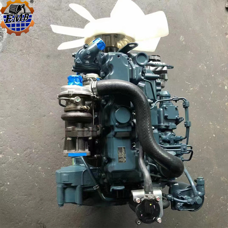Kubota 3 Cylinder Diesel V2607-T Engine V2607-DI-T-ET22e Engine Assembly