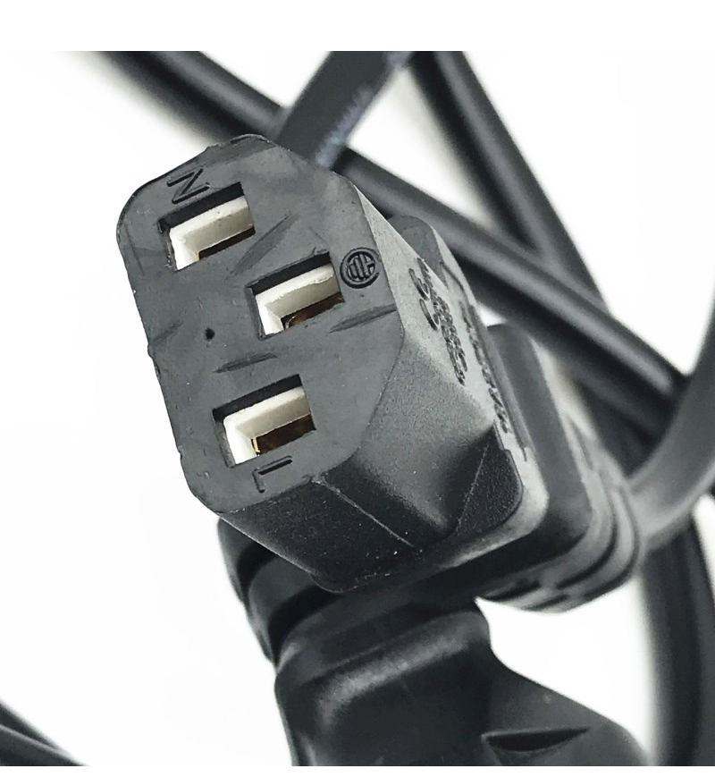 1500WATTS Computer Desktop Accessories PVC 18AWG US Plug Power Cord