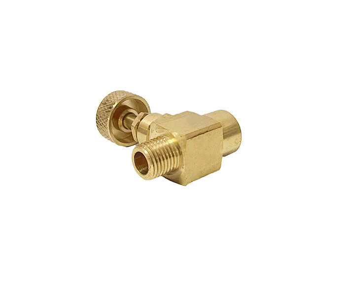 High Pressure Brass Needle Valve 1/2 NPT Male X 1/2 NPT Female