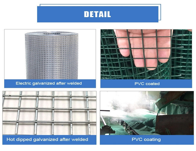 2x2inch Stainless Steel Welded Wire Mesh Rust Resistant