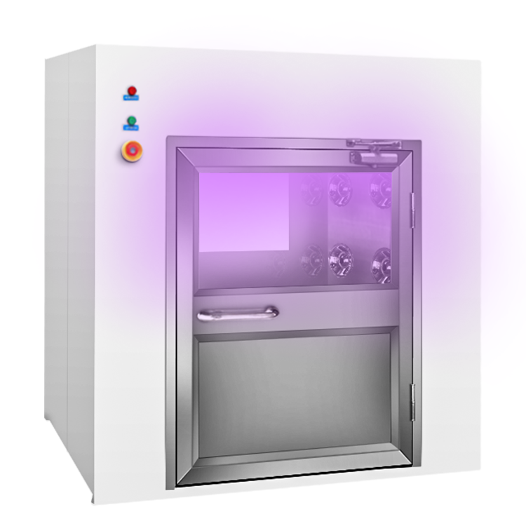 Stainless Steel Clean Room Pass Box UV Pass Through Box For Dust Free Room