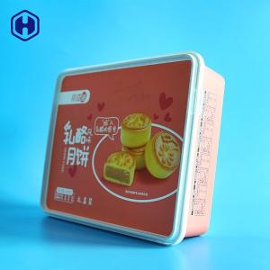 China Anti - Counterfeiting Plastic Cupcake Boxes With Closed Square Cover on sale