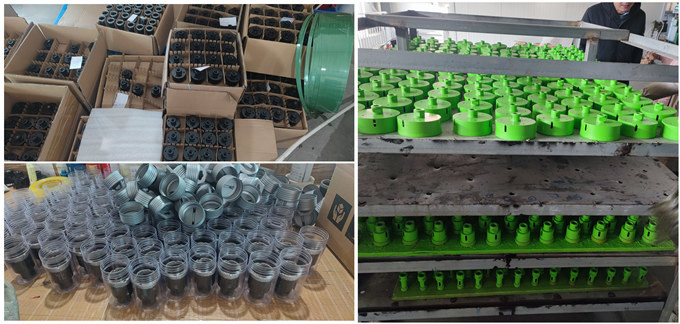 Golden Vacuum Brazed Diamond Core Drill Bits Hole Saw 110mm
