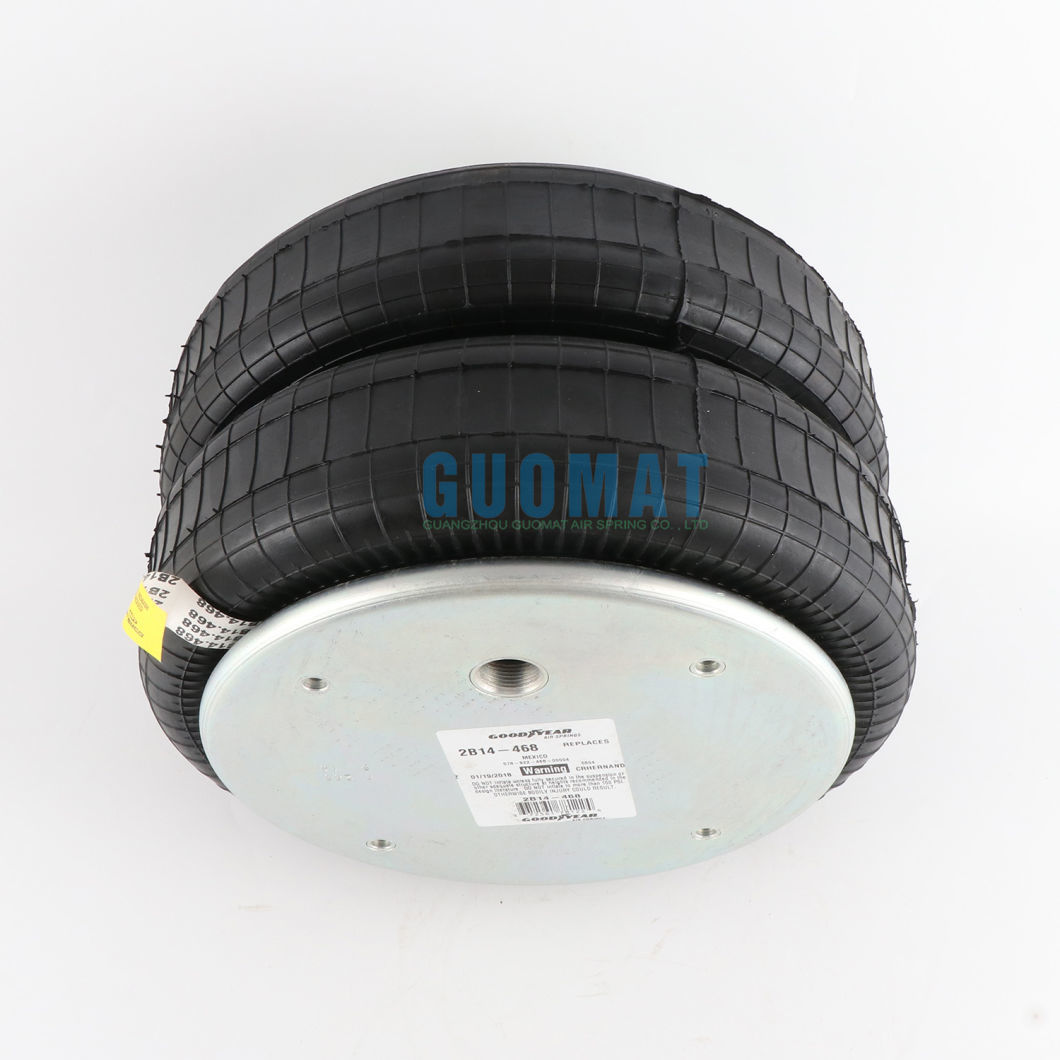 2b14-468 Goodyear Air Spring Shocks Cross to W01-M58-6378 Industrial Air Spring with Four Bolts on One Plate