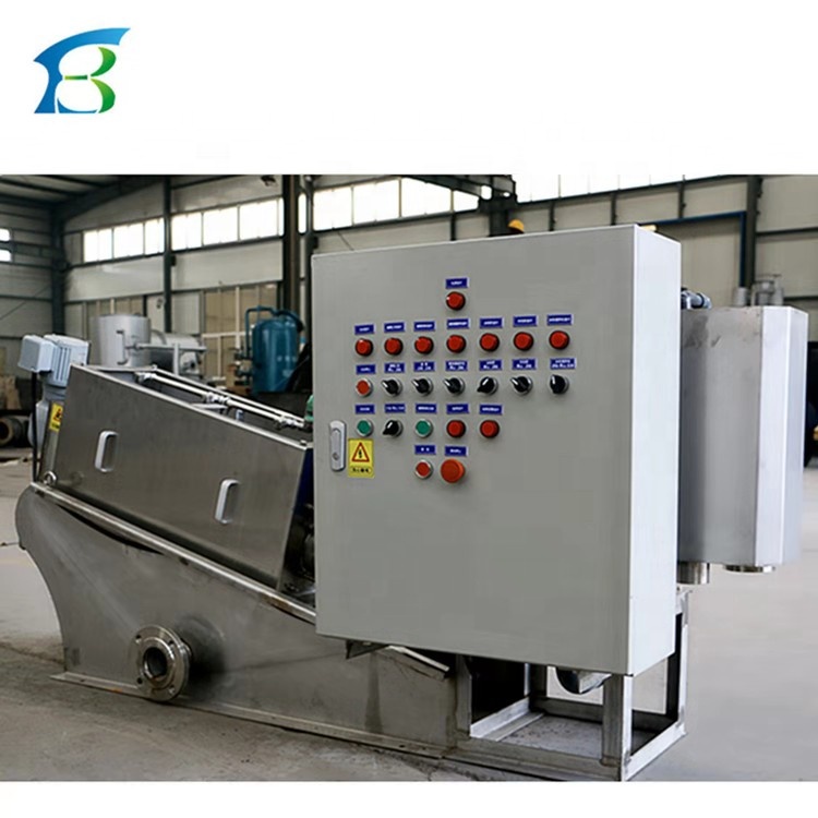 Customizable Capacity Screw Press Dehydrator for Oily Waste Water Treatment 100 kg