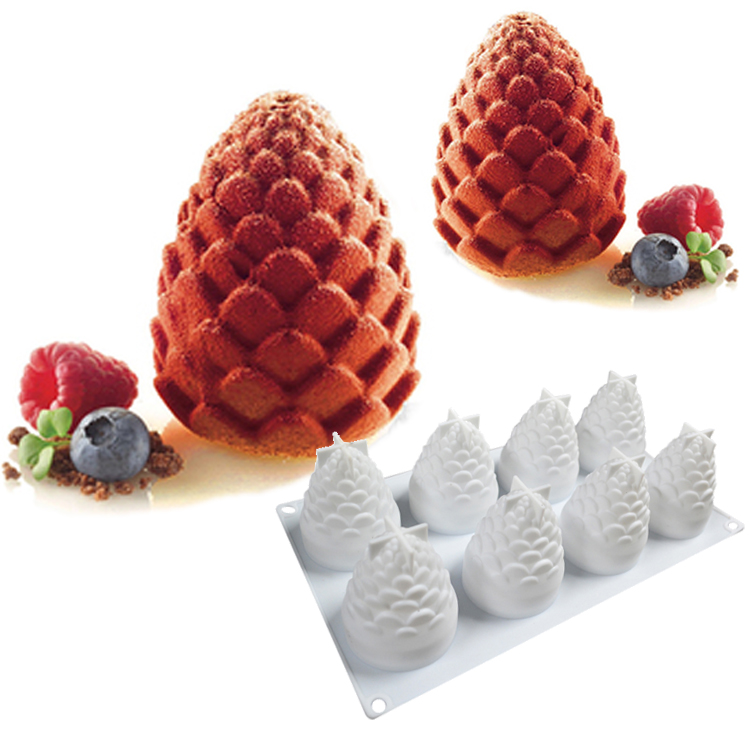 Handmade Diy Silicone Cake Mold Mousse Silicone Baking Molds Custom 3D Shape