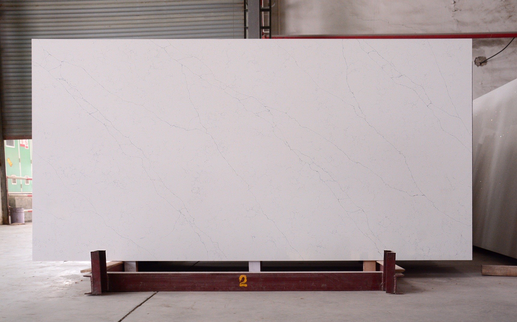 Modern Polished 3200x1600mm Artificial Quartz Slabs