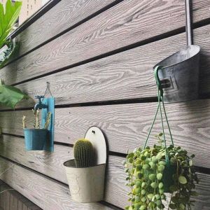 Buy cheap Outdoor 3D Composite Decking Triple Layer Hollow WPC Decking Profile product