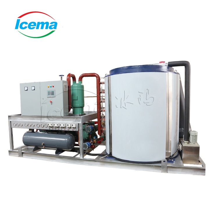 5 Tons Commercial Seawater Flake Ice Machine 20.5KW