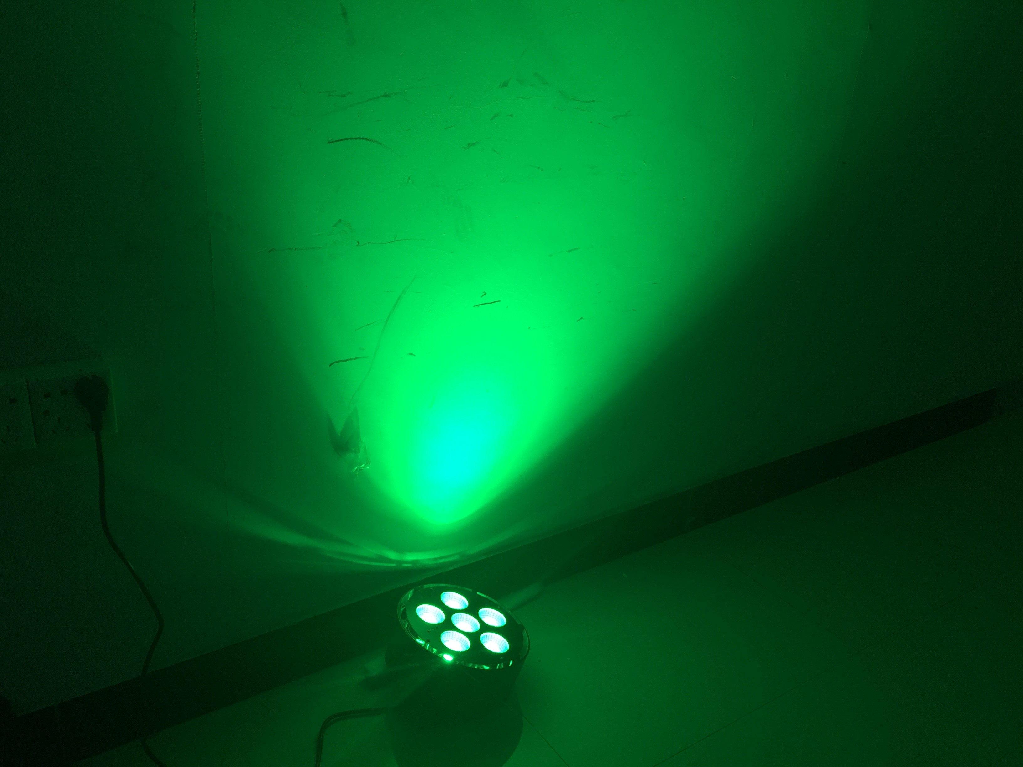 Disco 6PCS RGB Colorful COB Par Light LED Stage DJ equipment Lighting