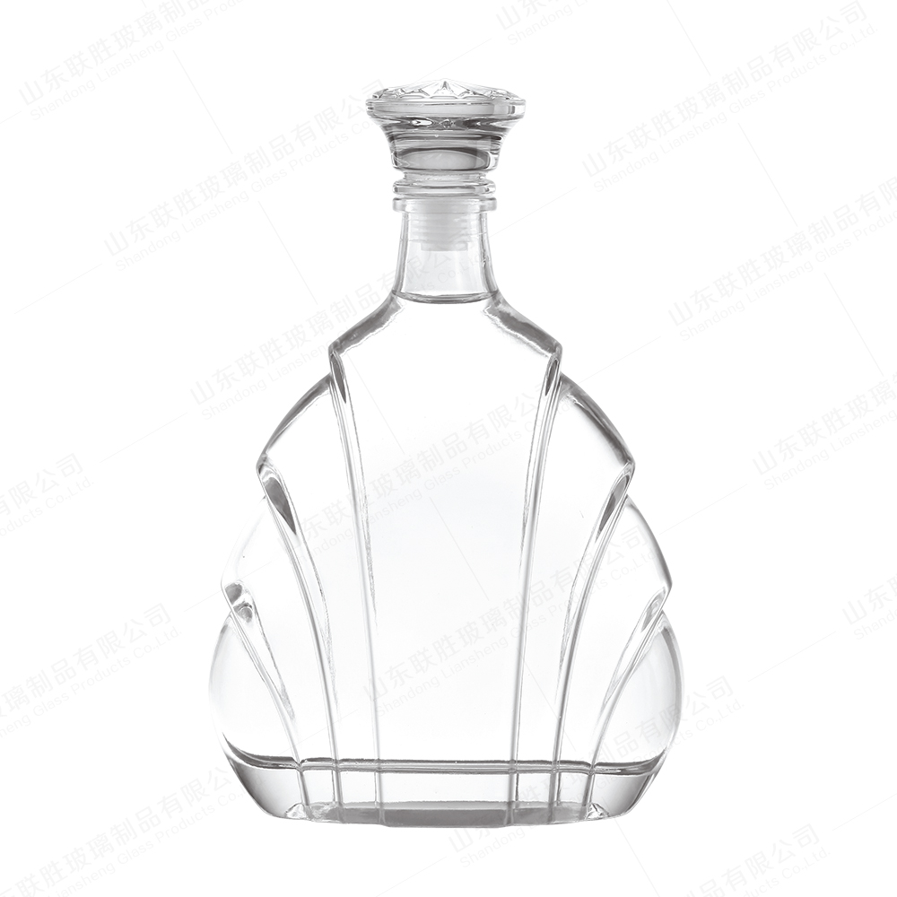 Party 1000ml 750ml 500ml Wine Glass Bottle With Rubber Sealing Stopper