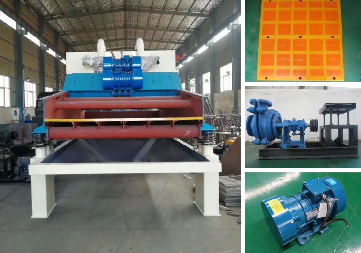 Dewatering Sand Recycling System , Sand Collecting System High Processing Capacity