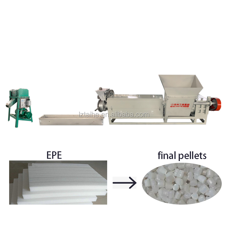 Double Stage Single Screw PP PE ABS Plastic Granules Pelletizer Extruder