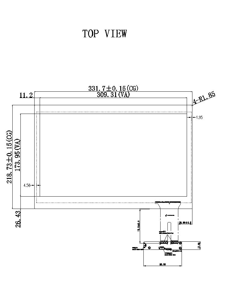14 Inch Capacitive Touch Screen Usb Interface For Interactive Kiosk ATM High Durability
