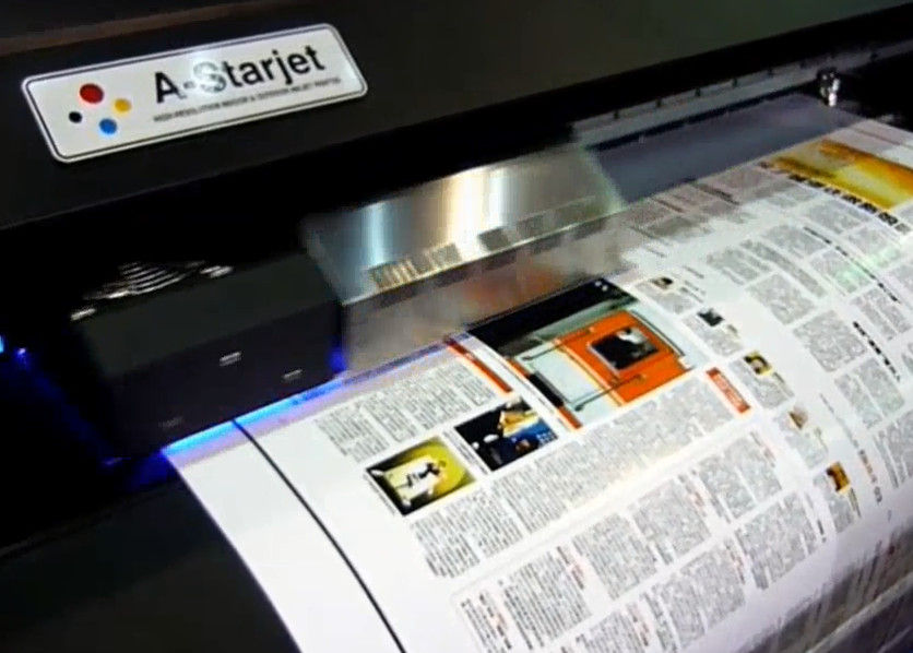 High Speed Large Format Inkjet Printer For Leather / Pu And Canvas