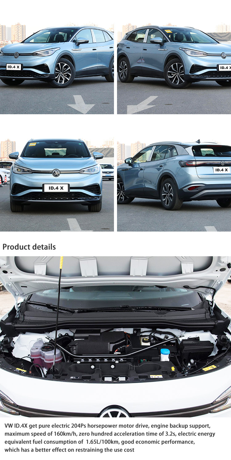 New Energy Vehicles Pure SUV ID4 VW ID.4 X EV Electric Car For Volkswagen