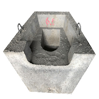 Precast Concrete Foundation Blocks High Temperature Strength Erosion Resistance