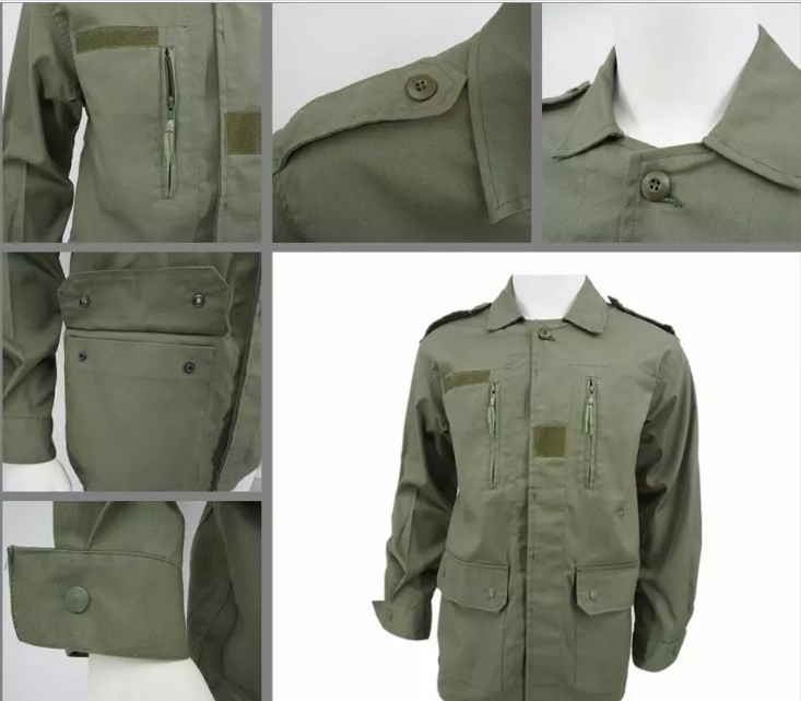 Flame Retardant Military Tactical Wear Aramid PE Army Training Dress With Elbow And Knee Pads