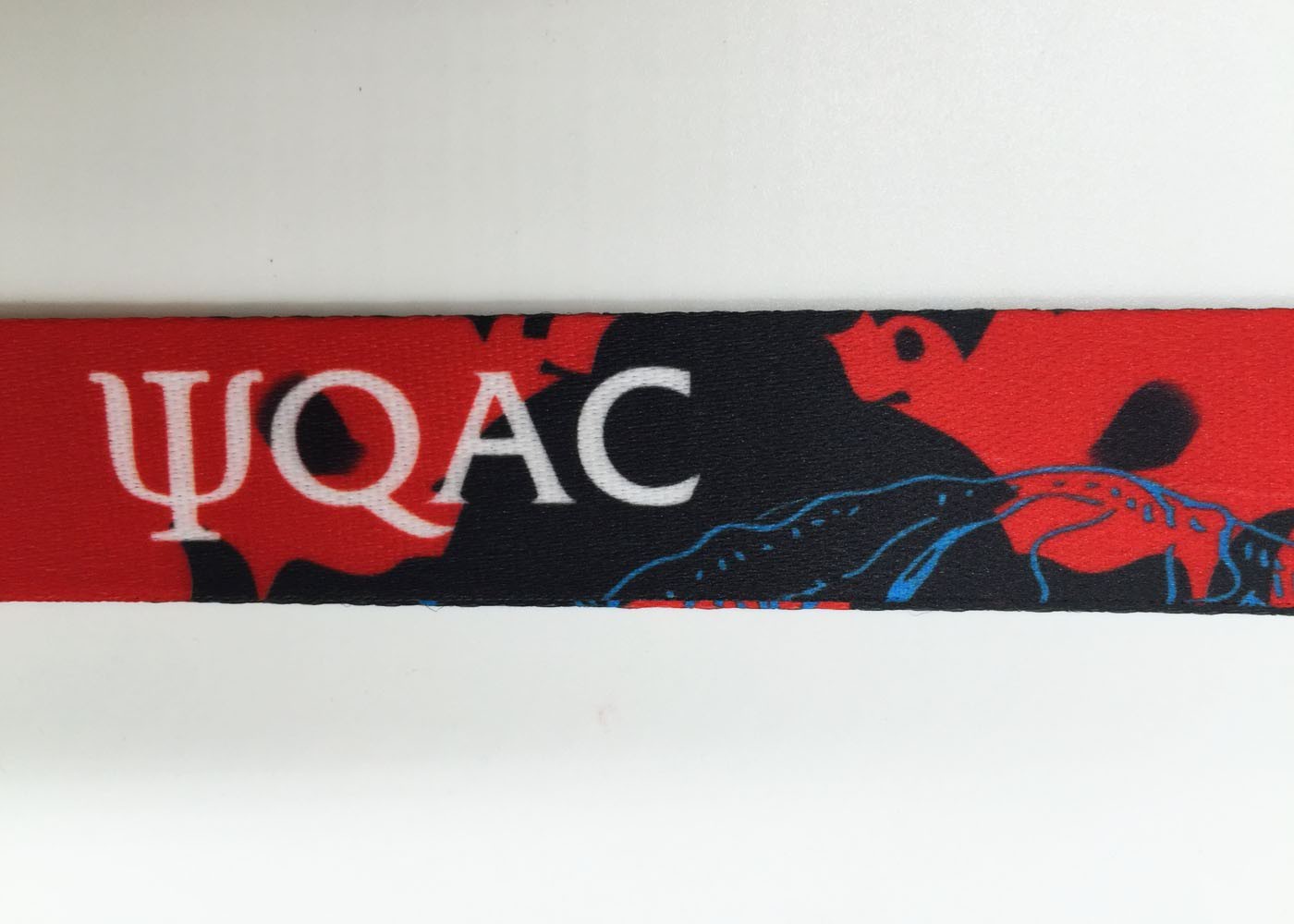 Colorful Event Staff Flat Polyester Lanyards With Logo / Safety Neck Lanyards